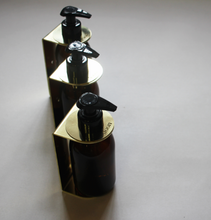 Load image into Gallery viewer, Dispenser Single Brass (200ml Amber)
