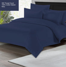 Load image into Gallery viewer, 300 Thread Count 100% Cotton Navy
