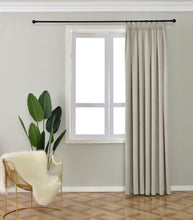 Load image into Gallery viewer, Messene Woven Block Out Curtain-Tape Top - Kings Pride Procurement