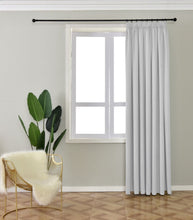 Load image into Gallery viewer, Messene Woven Block Out Curtain-Tape Top - Kings Pride Procurement
