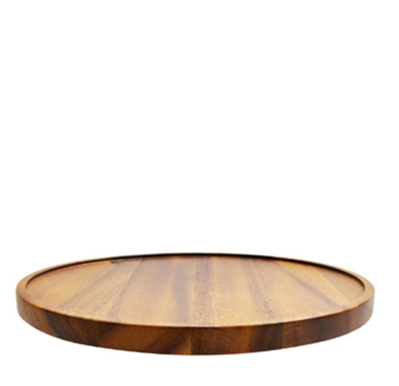 Acacia Wood Round Platters - Kings Pride Procurement