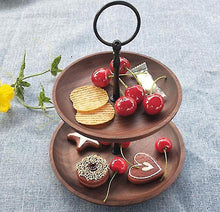Load image into Gallery viewer, Acacia Wood Tea Stand 2 Tier - Kings Pride Procurement
