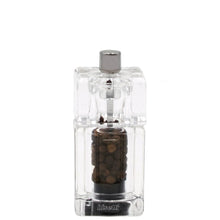 Load image into Gallery viewer, Bisetti Salt &amp; Pepper Mills Acrylic Square 9cm
