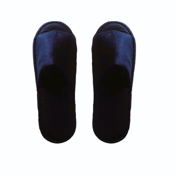 NEW* Pack of 100 Pairs Disposable Black Open Toe Slippers - Kings Pride Procurement