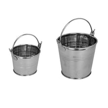 Load image into Gallery viewer, Mini Buckets 3 Lines Stainless Steel (Pack of 12)
