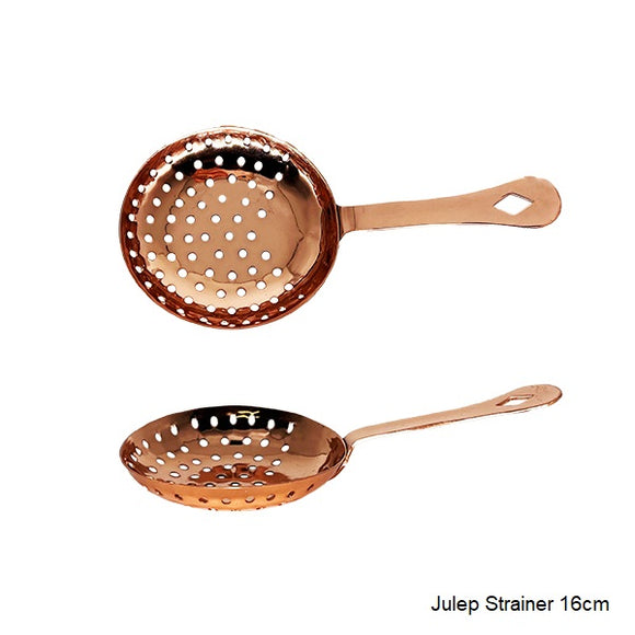 Copper Plated Julep Strainer 16cm