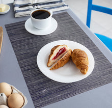 Load image into Gallery viewer, Placemat Fine weave Ocean Blue Pack of 12 - Kings Pride Procurement
