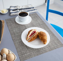 Load image into Gallery viewer, Placemat Fine weave Silver Grey Pack of 12 - Kings Pride Procurement
