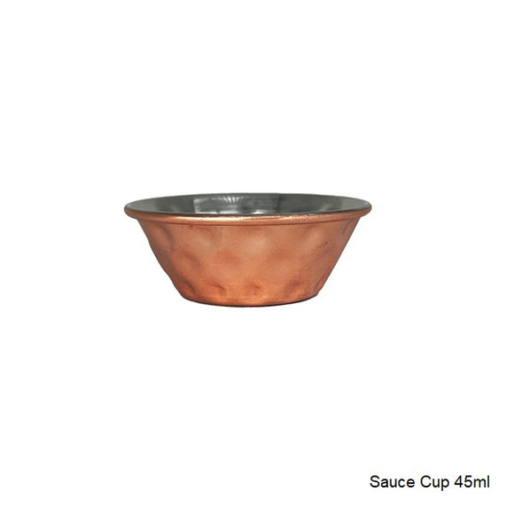 Hammered Copper Sauce Bowl 45ml