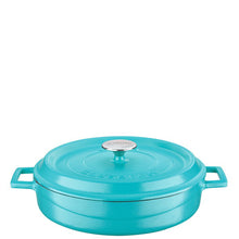 Load image into Gallery viewer, Lava Cast Iron Casseroles - Matt Turquoise
