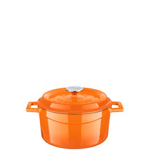 Load image into Gallery viewer, Lava Cast Iron Casseroles - Matt Orange
