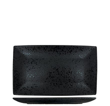 Load image into Gallery viewer, Rain Black Rectangular Plates (Pack Sizes)
