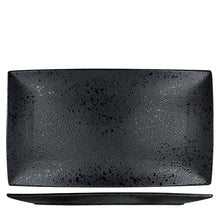 Load image into Gallery viewer, Rain Black Rectangular Plates (Pack Sizes)
