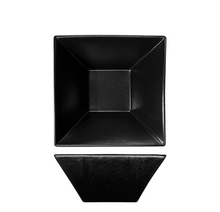 Load image into Gallery viewer, Urban Textured Black Square Trumpet Bowls (Pack Sizes)
