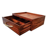 Tea Station with Drawer Solid Wood - Kings Pride Procurement