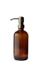 Load image into Gallery viewer, Amber Bottle and Gold Lid
