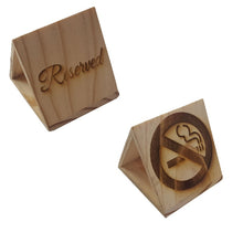 Load image into Gallery viewer, Small Desk Signs Solid Wood - Kings Pride Procurement
