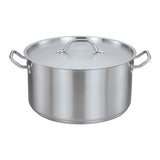 Stainless Steel Deep Stock Pots with Lids