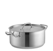 Load image into Gallery viewer, Stainless Steel Low Casserole Pots with Lids
