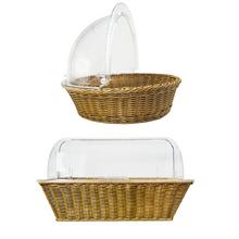 Load image into Gallery viewer, Woven Buffet Baskets with Lids
