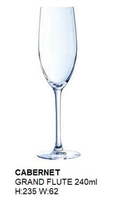 Chef & Sommelier Stemware - Cabernet Cocktail Glasses (Packs of 6) - Kings Pride Procurement