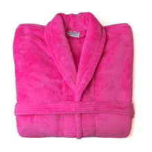 Load image into Gallery viewer, Luxury_Coral_Fleece_Gowns_Cerise
