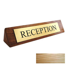 Load image into Gallery viewer, Desk Signs Solid Wood - Kings Pride Procurement
