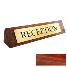 Load image into Gallery viewer, Desk Signs Solid Wood - Kings Pride Procurement

