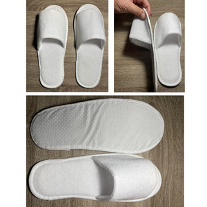 Pack of 100 Pairs Disposable Hospitality Slippers - Kings Pride Procurement