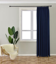 Load image into Gallery viewer, Messene Woven Block Out Curtain-Tape Top - Kings Pride Procurement
