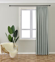 Load image into Gallery viewer, Messene Woven Block Out Curtain-Tape Top - Kings Pride Procurement

