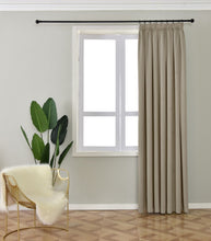 Load image into Gallery viewer, Messene Woven Block Out Curtain-Tape Top - Kings Pride Procurement
