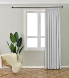Messene Woven Block Out Curtain-Tape Top - Kings Pride Procurement