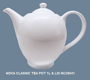 Nova Classic Tea Pots Packs of 4 - Kings Pride Procurement