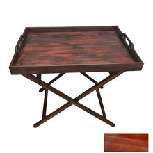 Load image into Gallery viewer, Butlers Tray with Stand Solid Wood - Kings Pride Procurement
