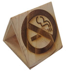 Small Desk Signs Solid Wood - Kings Pride Procurement