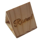 Small Desk Signs Solid Wood - Kings Pride Procurement