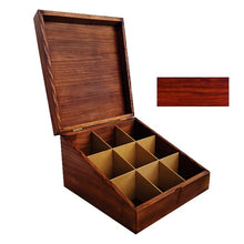 Load image into Gallery viewer, Tea Box Slanted - Solid Wood - Kings Pride Procurement
