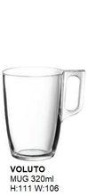 Load image into Gallery viewer, Hot Drinks -  Voluto Mugs  Tempered (Packs of 6) - Kings Pride Procurement
